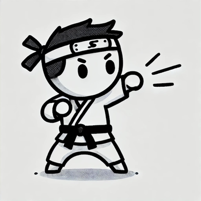Mini Ninja Winter Term training